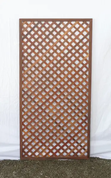 Product image 1 of the product “Garden Fence Lattice made from Hardwood Merbau 90 x 180cm ”